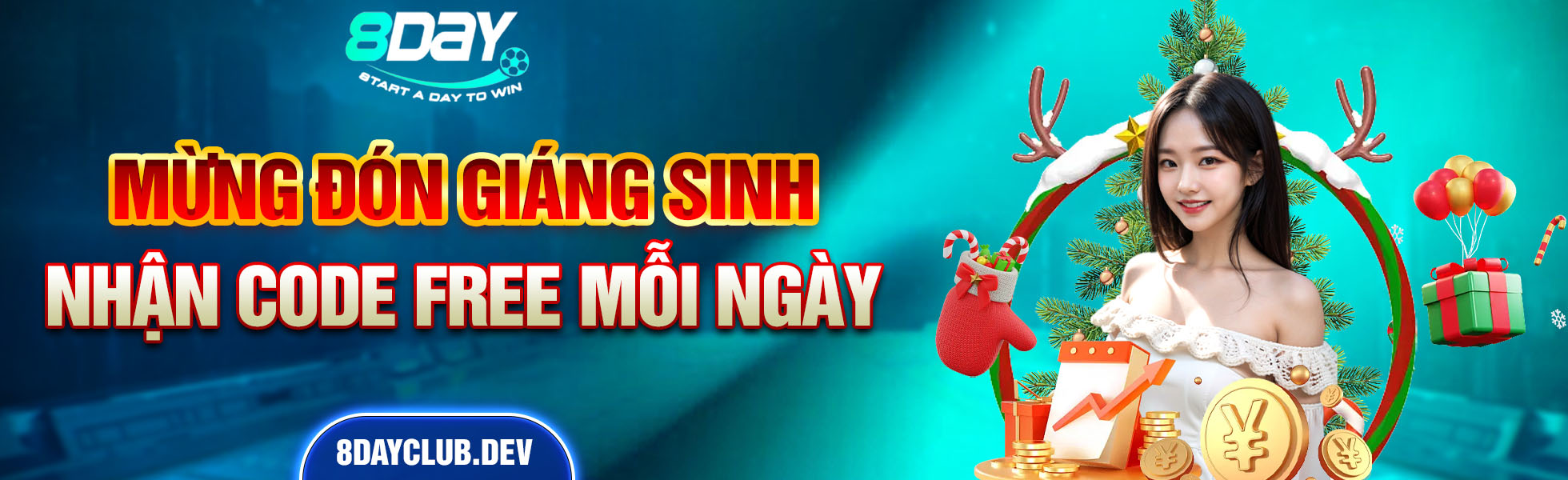 8Day mừng đón giáng sinh nhận code free mỗi ngày