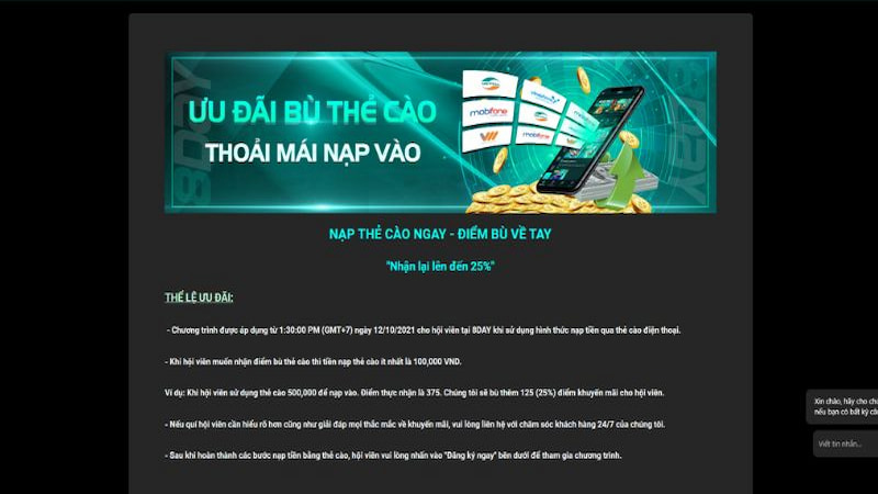 Những lưu ý khi nạp tiền 8DAY bạn nên biết
